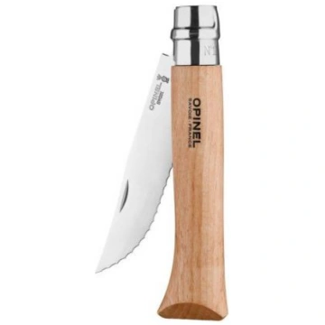 Opinel Nr. 12 dižskābarža koka kabatas nazis, zoba