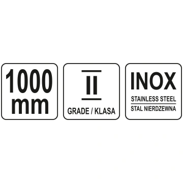 SS STRAIGHTEDGE 1000MM (YT-70724) Yato