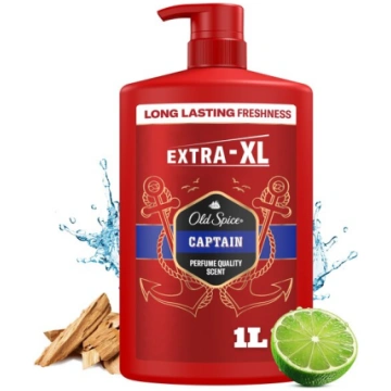Dušas želeja Old Spice Captain vīriešiem, 1000 ml