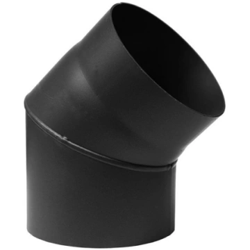 Melno dūmvadu līkums 45° Parkanex D160 mm