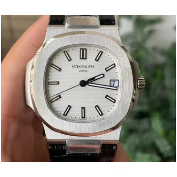 PATEK PHILIPPE NAUTILUS WHITE Buzzi Orologi