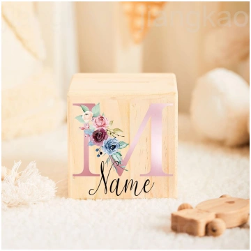 Personalizēta naudas kastītes iniciālis ar vārdu b