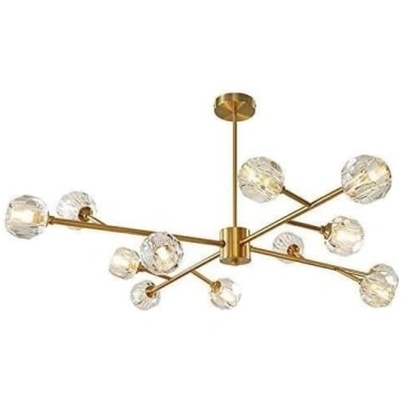LED piekaramā lampa, modernā koka zaru piekaramā g