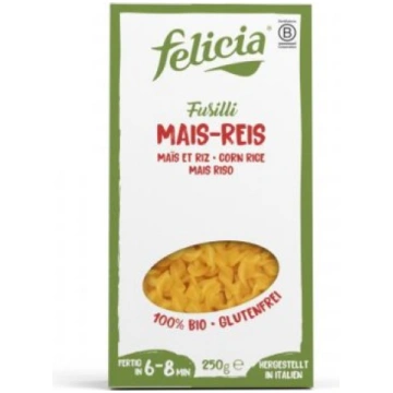 Kukurūzas rīsu makaroni spirāles BIO 250g Felicia