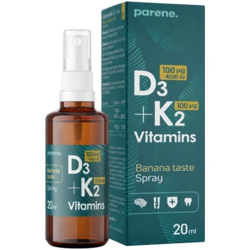 Vitamins D₃ 4000 IU + K₂ 100 µg sprejs, 20 ml