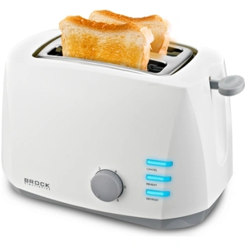 Toaster BROCK BT 1002 WH, 800W BT 1002 WH BROCK EL