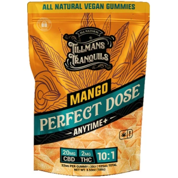 Mango Microdose THC Gummies Tillman's Tranqui