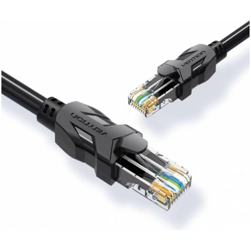Vention Patch kabelis UTP Cat6 5m melns IBBBJ