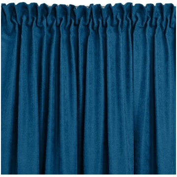 Aizkari 420×300 no šenila, indigo krāsā Homede