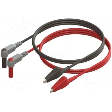 Test leads | Inom: 10A | Len: 0.6m | insulated | b