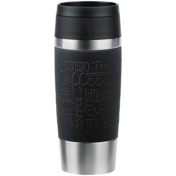 TRAVEL MUG Classic Thermobecher (schwarz/edelstahl