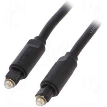 Cable | Toslink plug,both sides | 1m | Plating: go