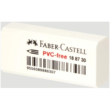 Gomma Bianca PVC-Free Faber-Castell, per matite