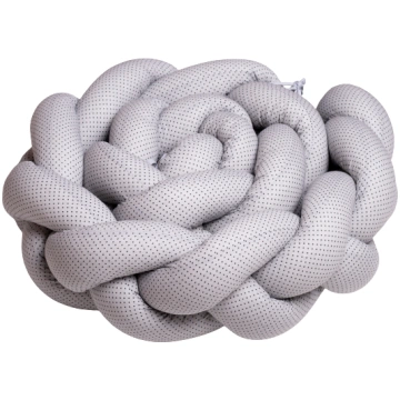 Bērnu Gultas Apmales 210 cm "Dots grey"
