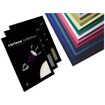 Curious Metallic Ice Gold Design Paper A4 format, 