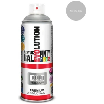 Alumīnija metāliska efekta Akrila krāsa aerosolā E