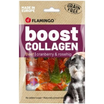 Flamingo gardumi suņiem Boost Chips with beef & co