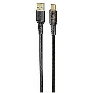Tellur Data Cable USB to Type-C 3A 100cm Black T-M