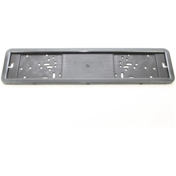 Stainless steel license plate frame CARBON LPF 002