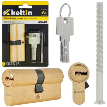 Keltin Slēdzenes cilindrs K02615, 30/30mm, 3 atslē