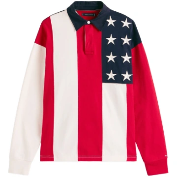 Tommy Hilfiger - Americana Flag Rugby - izmērs S