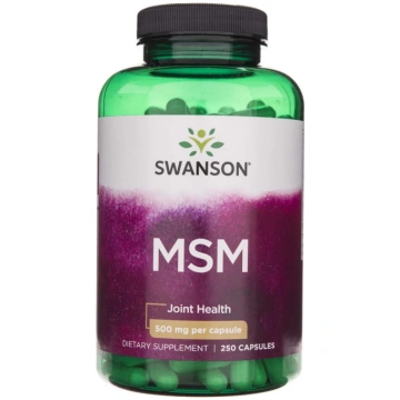 Swanson MSM 500 mg - 250 kapsulas