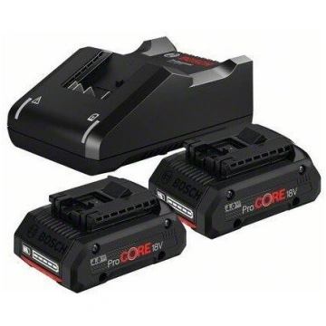 2 gab. bateriju komplekts 18V ProCORE 4Ah + ātrā l
