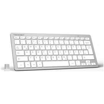 TECKNET Slim bezvadu tastatūra, vācu izkārtojums Q