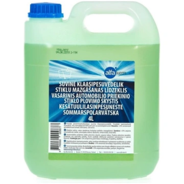 Auto vējstiklu šķidrums VASARA 4L AlfaKem