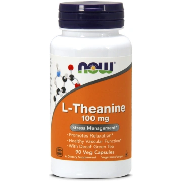 L-Theanine 100mg Now Foods 90 kapsulas