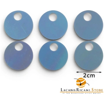 PAILLETTES Tonde Grandi Lisce 20 mm - 52710 - TIFF