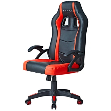 Kuura Gaming krēsls, melns-sarkans