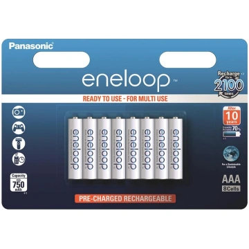 Baterijas Panasonic eneloop, AAA, 1.2 V