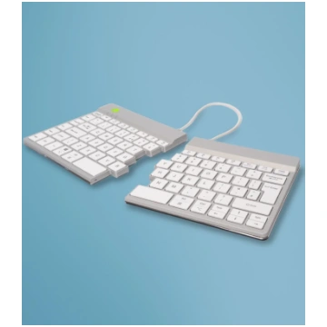 KEYBOARD WRL SPLIT BREAK/WHITE RGOSBUKWLWH R-GO TO