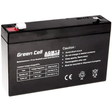 Green Cell Akumulators 6v/7ah (agm12)