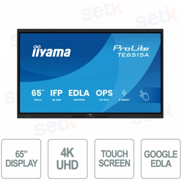 TE6515A-B1AG - TE6515A-B1AG - IIYAMA - 65 inch IPS