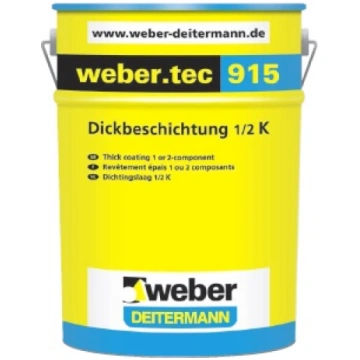 Weber TEC 915 bituma XPS hidroizolācija (mastika)