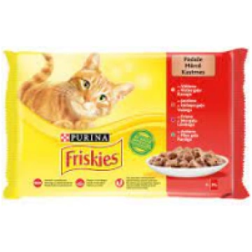 FRISKIES Kaķu konservs gaļas izlase ar mērci Ungār