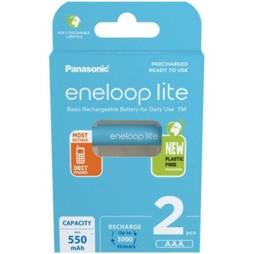 Panasonic eneloop rechargeable battery Lite AAA 55