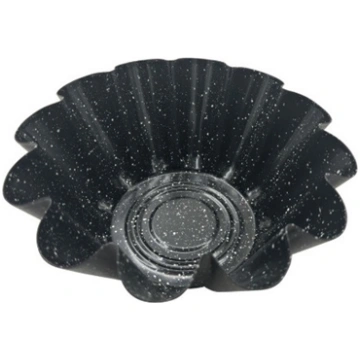 Cake baking tin, metal, with non-stick coating, bl