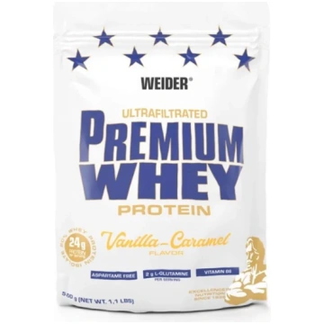Weider Premium Whey, Vaniļas karamele - 500 grami