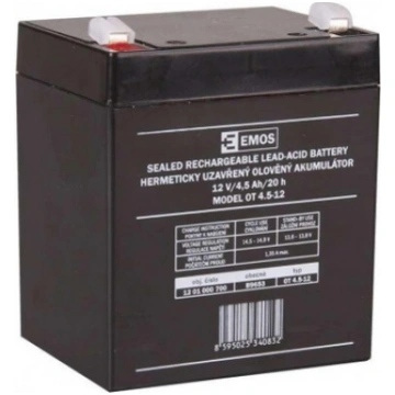 Akumulators 12V/4.5Ah Melns