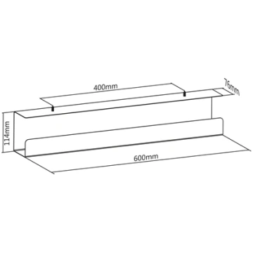 InLine InLine® cable management system for under-t