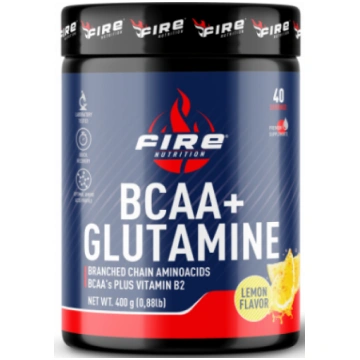 Bcaa + Glutamine Lemon 400 gr Fire Nutrition