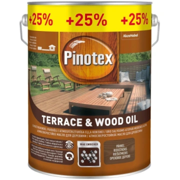 Eļļa terasēm Pinotex Terrace Oil, riekstkoku krās.