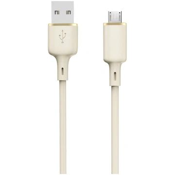 Dudao L7SM USB-A - micro USB cable 5A 1m - beige