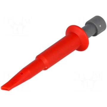 Clip-on probe | hook type | 5A | 70VDC | red | 4mm
