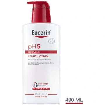 EUCERIN pH5 mitrinošs ķermeņa losjons jutīgai ādai