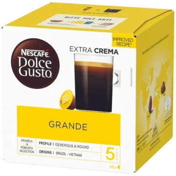 Kafijas kapsulas NESCAFE DOLCE GUSTO GRANDE, 16 ka