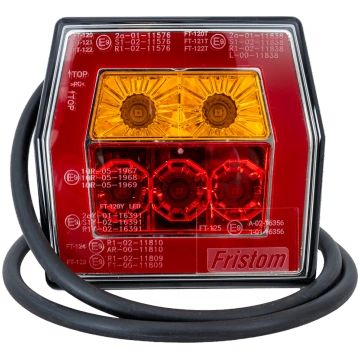 FRISTOM FT-122 LED aizmugurējais lukturis, 3 unive
